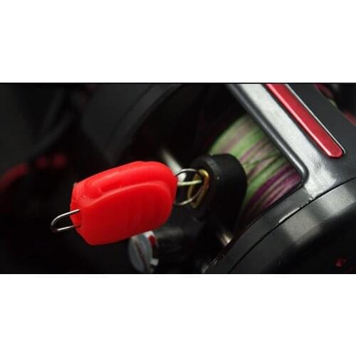 Stop Line 10pcs/lot Casting Reel Stop lineer Drum Reel Resistance wire clip ABS Line Stopper Fishing Accessaries Fishing Tackle