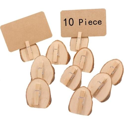 10pcs/lot Vintage original eco-home decoration wooden clip Photo paper Craft Clips Party Decoration Clips