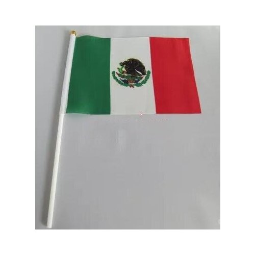 14 * 21 cm Mexico hand signal waving flag small banner flags