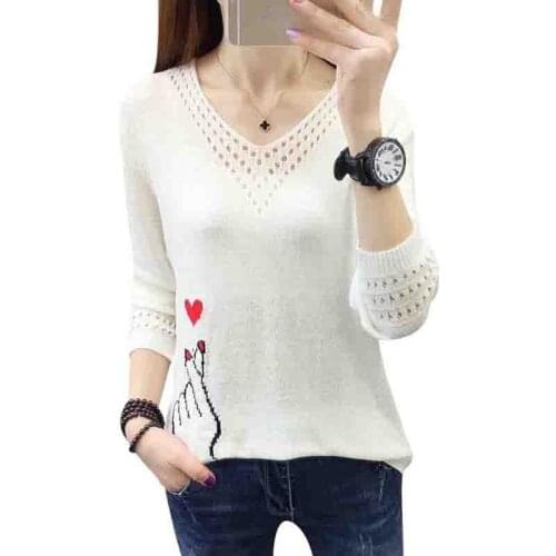 Женские пуловеры с V-образным вырезом ALYBVGVHV China At AliExpress