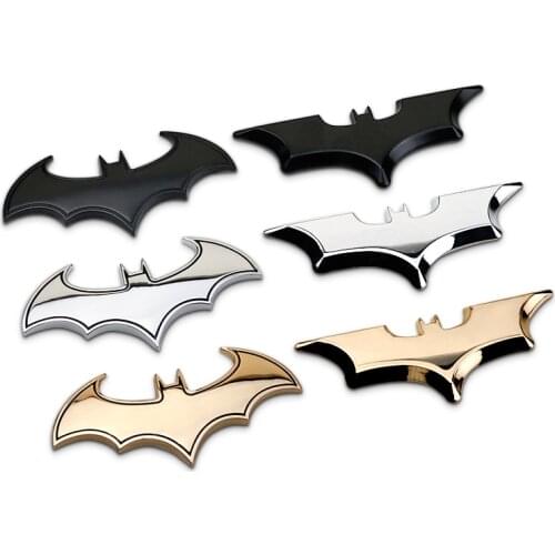 Car Sticker Emblem Badge Bat Metal 2 Design 3 Colors Tuning Auto Motorcycle Car Styling Accessories