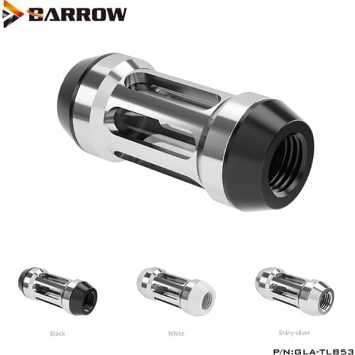 Barrow G1/4" Water Filter,Computer Water Cooling Fttings,Avoid Equipment Blocked Gadget,White,Black, Bright Silver ,GLA-TLB53