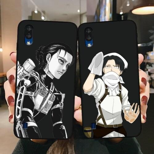 For ZTE Blade A3 A5 A7 2020 Case Black Silicone Soft TPU Cover For ZTE Blade A5 A7 2020 Phone Case Attack on titan Bumper Etui