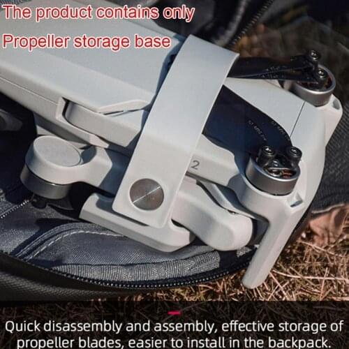 Propeller Holder TPR Portable Lightweight Propeller Storage Base Handheld Practical Rubber Bracket For Dji Yu Mini 2/Mavic Mini