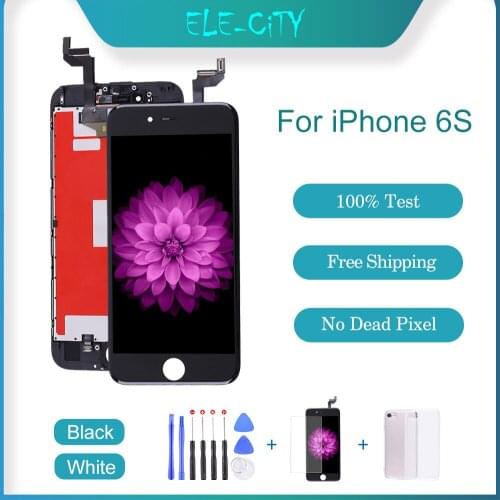 Grade AAA+ For iPhone 6S LCD Display Touch Screen For iPhone 6S Digitizer Replacement Assembly Parts No Dead Pixel With Gift