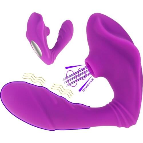 Clitoral Sucking G Spot Dildo Vibrator 10 Speeds Powerful Modes Clit Sucker Rechargeable Clitoris Stimulator Sex Toys for Women
