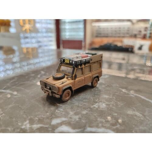 1/64 Alloy Die-casting Car Model Land Rover Series Sludge Edition High-end Collection Childrens Toy Gift Family Display