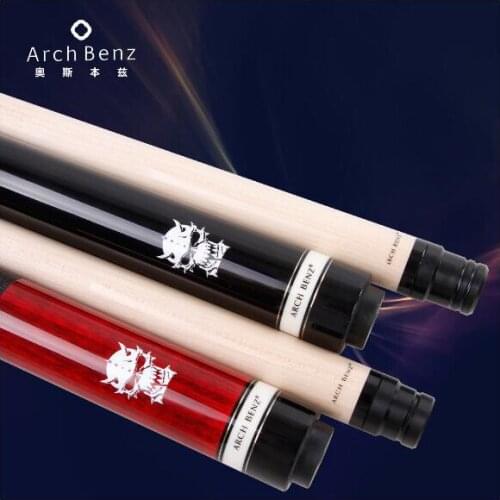 Original Arch Benz Punch Cue Billiard 13mm Tip 149cm Length Professional Maple Shaft Technology Butt Break Cue with Good Gifts
