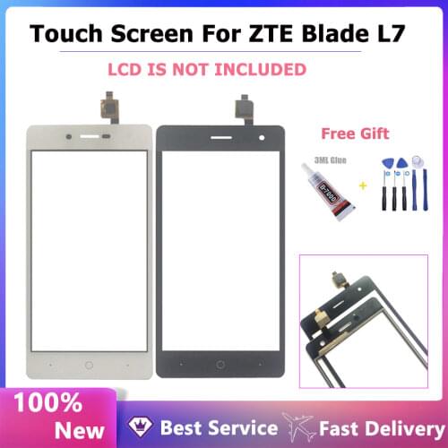 Tested For ZTE Blade L7 Touch Screen Touch Panel Glass Screen Accessories Digitizer Replacement Parts +Tools For ZTE Blade L7