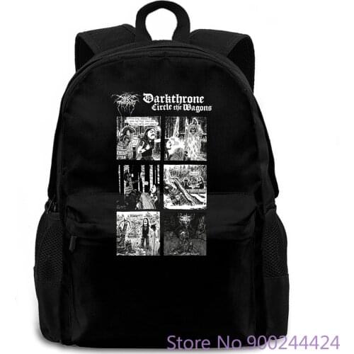 DARKTHRONE CIRCLE OF WAGONS NORWEGIAN BLACK METAL BAND Loose for Cool women men backpack laptop travel school adult