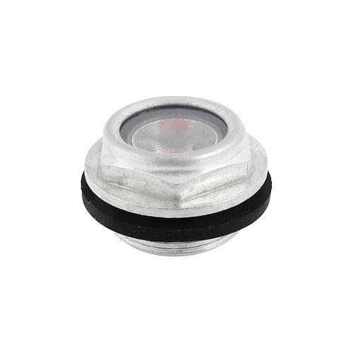 Air Compressor Screw Type 24mm Thread Oil Level Sight Glass Indicator