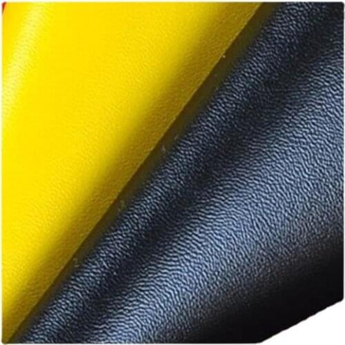 Width 54'' Napa Pattern Artificial Leather Fabric By The Yard For Sofa Bedside Table Case Belt Material