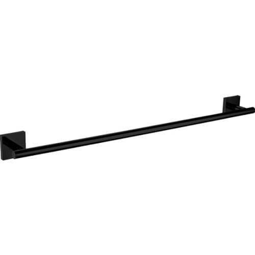 High Quality Modern Style Brass Material Matt Black Towel Rack Hanging Holder