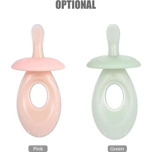 1pc Kids Soft Silicone Training Toothbrush Newborn Baby Children Oral Care Tooth Brush Tool Baby Kids Teething Teether Toys