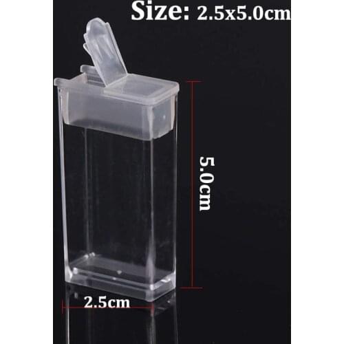 2.5x5cm 200pcs Wholesale Diamond Painting Cross Stitch Accessories Diy Container Embroidery Mosaic Bead Drill Storage Box