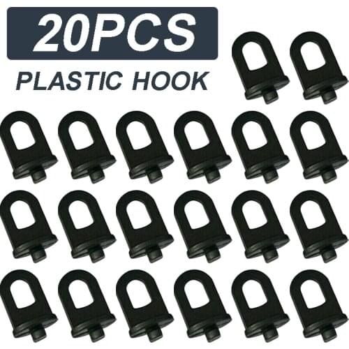 20pcs Greenhouse Plants Crop Plastic Clips Flowers Hooks Hanging Hangers Kit Support Vine Crops Garden Supplies Accessories