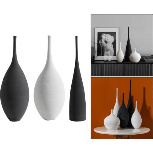 3 PCS Flower Vase Nordic Home Decor Bud Vase Bookcase Desktop Centerpiece