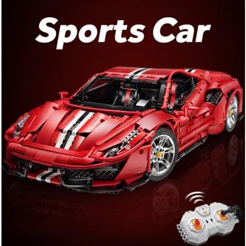 3187PCS Creator high-tech RC Racing Car Super Car Building Blocks City Remote Control Sports Vehicle Bricks Toys for Kids