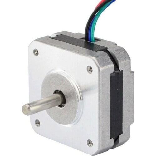 Hugwit 2Pcs 17Hs08-1004S 4-Lead Nema 17 Stepper Motor 20mm 1A 13Ncm 42 Motor Nema17 Stepper for Diy 3D Printer