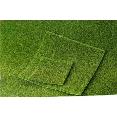 50pcs Grass Mat Green Artificial Lawns 15x15cm Small Turf Carpets Fake Sod Home Garden Moss For Home Floor Wedding Decoration