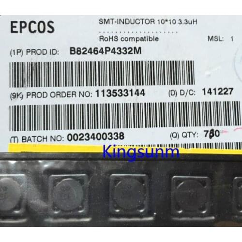 Free shipping 10pcs B82464P4332M EP 10*10 3.3UH