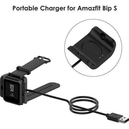 USB Charger Cable Dial Wristwatch 3ft Cord Fashionable Present for Amazfit Bip S A1805 A1916 Smartwatch Decoration