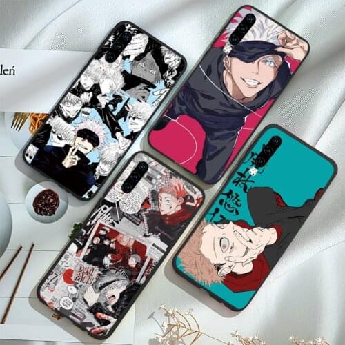 Anime Jujutsu Kaisen Phone Case For Huawei P20 P30 P40 lite Pro P Smart 2019 Mate 10 20 Lite Pro Nova 5t