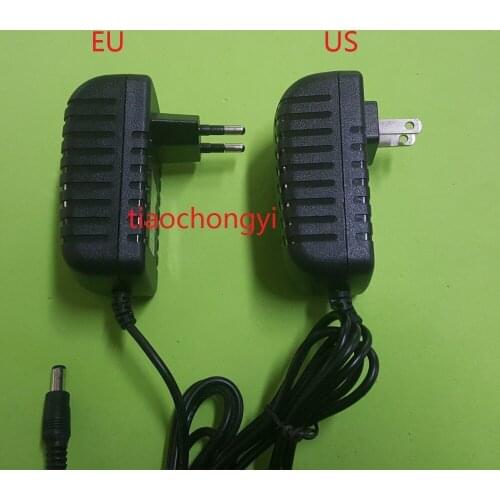 Black EU US DC12V 2A AC Adapter Power Supply for 5050 5630 3528 LED Strip 24W