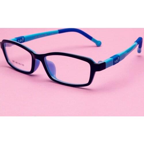 Children Tr90 Glasses Frame Glasses ABC Students Childrens Glasses Frame Amblyopia with Myopic Glasses Eyeglasses Frames