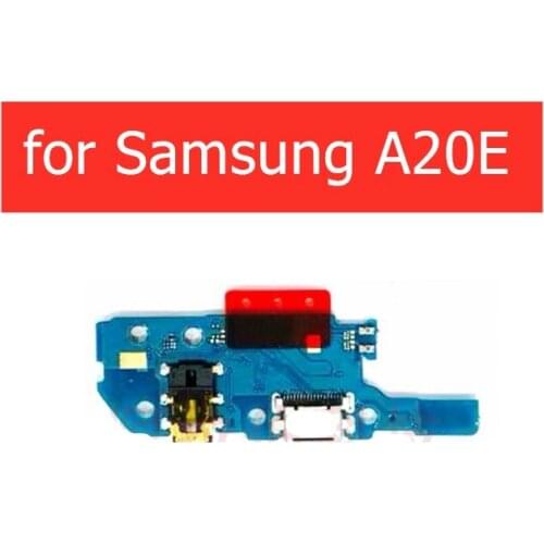 For Samsung A20E USB Charger Connector Flex Cable USB Charging Dock PCB Board Flex Cable Audio Jack Repair Parts