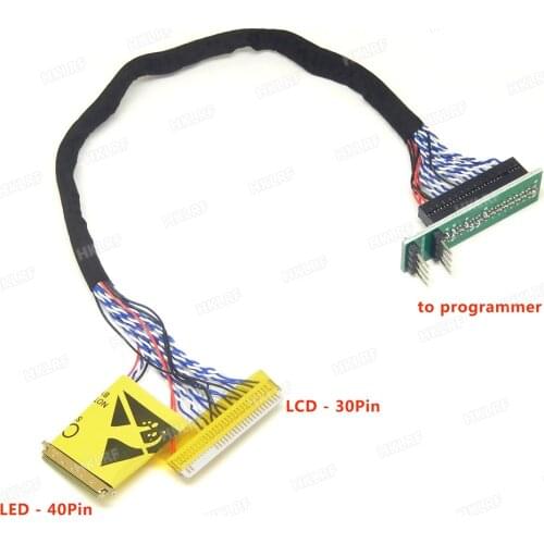 EDID Cable Notebook Screen Code Chip Data Read Line LED LCD 2 in 1 For RT809F RT809H CH341A TL866II PLUS Programmer