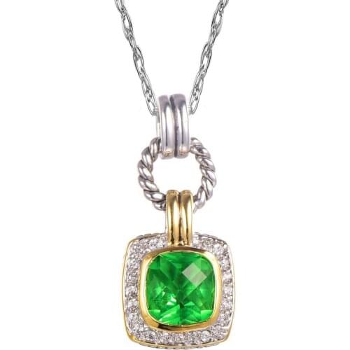 Peridot 925 Sterling Silver Beautiful Pendant Free Shipping Attractive Jewelry Pendant TE736