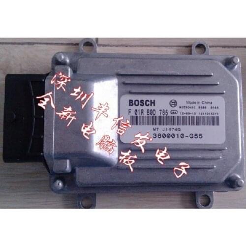 Changan JL474Q engine computer board ECU M7 computer version F01RB0D785 / 3600010-G55