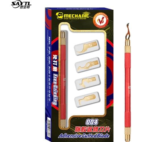 Mechanic iBlade Multi-function Thin Blade Motherboard BGA Chip Remove Glue CPU IC Glue Remover Knife 4 in 1 kit repair tool