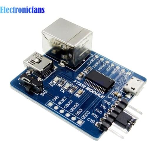 Diymore FT232RL Triple USB to Serial Port Module Type B /MINI/Micro Triple Interface to UART