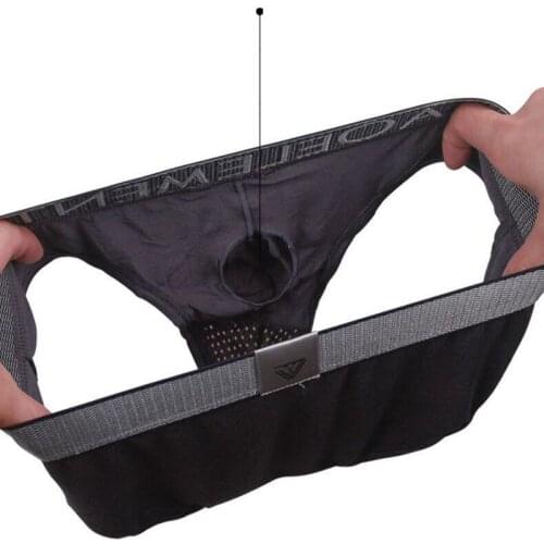 Mens Boxers shorts underwear health bomb separation modal u convex sac bag physiological scrotum testicle moisture-proof Boxers