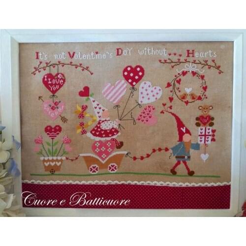 Cross Stitch Kits Craft Packages Valentines Day is happy Counted cross stitch Needlework Embroidery Cross-Stitching