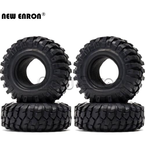 NEW ENRON 1.9" Rubber Tires Tyre 96mm RC 1/10 1:10 Model Car Climbing Rock Crawler Axial SCX10 SCX10 II 90046 90047 TRX4