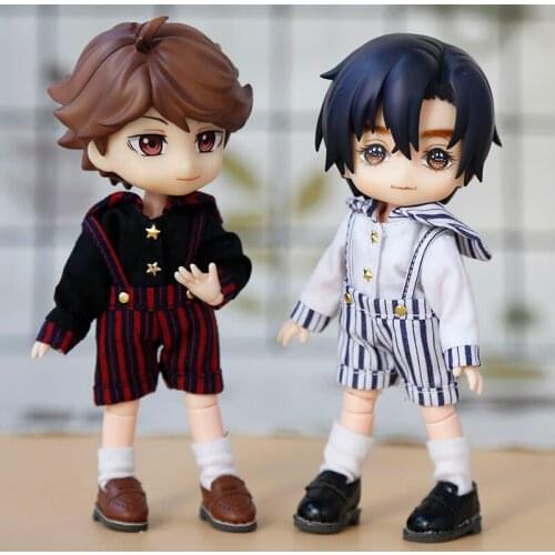 OB11 doll clothes set suitable for GSC body9 Molly hand uniform strap uniform small school uniform doll accessories