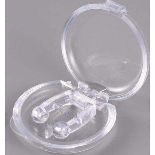 Portable Soft Health Silicone Anti Snoring Relieve Nasal Congestion Snoring Devices Ventilation Anti-snoring Nose Clip Dropship