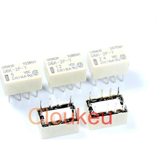 Relay G6K-2P-Y-3VDC 5VDC 12VDC 24VDC 2A 8pin