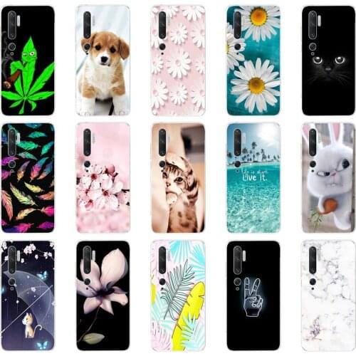 Silicon Case For xiaomi Mi Note 10 Case soft TPU phone Cover For xiaomi Mi Note 10 Pro bumper coque protection