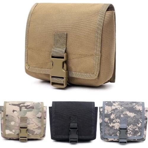 Tactical Molle EDC Tool Pouch Medical First Aid Kit Pouch Bag Outdoor Survival Hunting Accessories Pouch Utility Camo Waist Pack