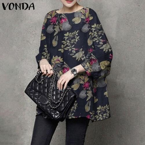 Женские хлопковые рубашки VONDA China At AliExpress