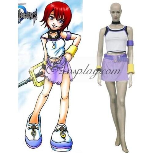 Kingdom Hearts 1 Kairi Japanese Game Outfit Dress Cosplay Costume E001