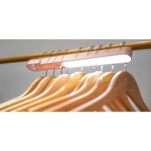 14 LED Light Under Cabinet Lighting Rechargeable Battery Portable Magnetic Closet Light for Closets Stairs Kitchen Reading Lamp