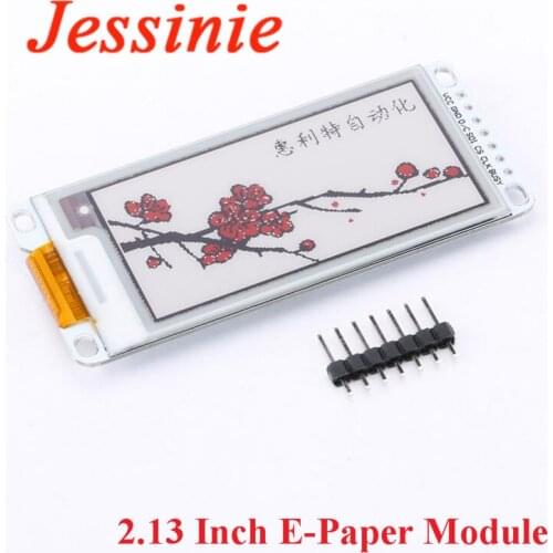 2.13 Inch E-Paper Module E-Ink Display Screen Module For Arduino E Paper E Ink EPaper Black Red White Color SPI Electronic DIY