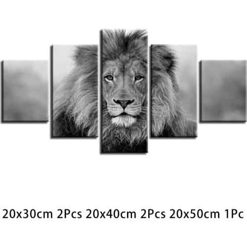 Study Canvas Print Painting Corridor Living Room 5pcs Unframed Modern Art