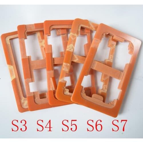 5pcs/set Glue Mould LCD screen glass Mold Holder for samsung S3 S4 S5 S6 S7 oca mold g930 g920 g900 i9500 i9300