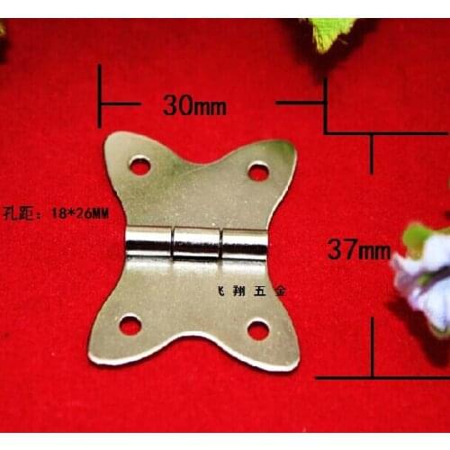 50Pcs White butterfly hinge / ordinary flat hinge / hinge box / jewelry / Hardware Small hinge Wholesale